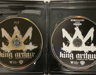 King Arthur (4K Ultra HD,  Blu - ray) No Digital - w/ RARE Slipcover 3