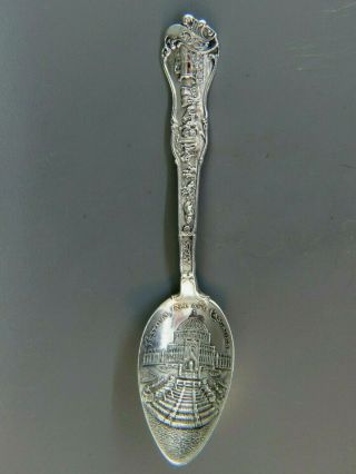 1904 Louisiana Purchase Exposition Sterling Souvenir Spoon
