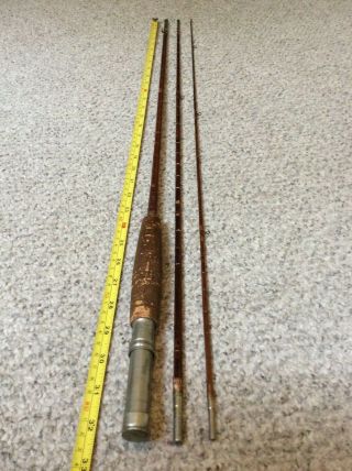 Nice/rare Abercrombie & Fitch/yellowstone 8’ 3pc.  Split Bamboo Fly Rod