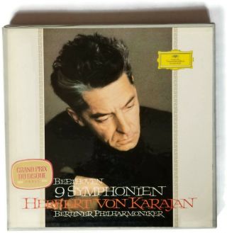 Rare Karajan 9 Symphonien 8 Lp Boxset Nm Tulips Beethoven Germany