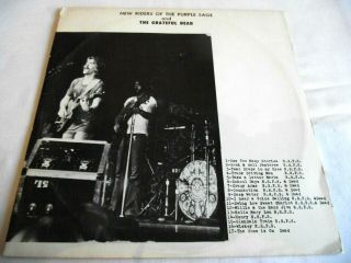 Riders Of The Purple Sage And The Grateful Dead Rare Dbl Lp Not Tmoq