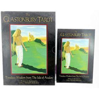 The Glastonbury Tarot - Cards & Book By Lisa Tenzin Dolma Rare