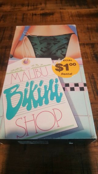 The Malibu Bikini Shop Vhs (1987) Rare Out Of Print