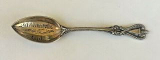Towle Sterling Silver,  Old Colonial,  Demitasse Spoon,  Engraved " Sacramento "