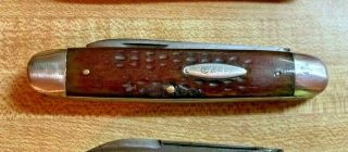 Rare Case Xx Red Bone Large Cigar Knife 6294 Regular Pull 1940 - 48