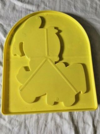 Rare ARCO 1980s Vintage Baby DONALD DUCK 3D Puzzle Plastic Tray piano 2
