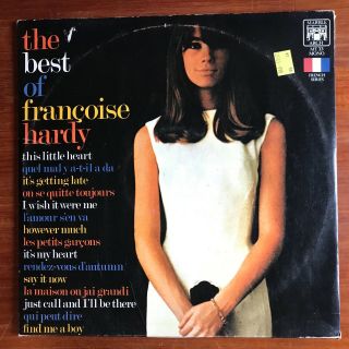 The Best Of Francoise Hardy 2 Lp Set,  Marble Arch 1967 Rare Vinyl Is Ex