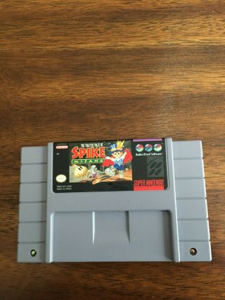 The Twisted Tales Of Spike Mcfang Nintendo Authentic Rare Snes