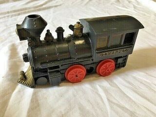 Rare Vintage Black Train Engine By Marx - Battery - Operated