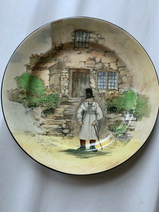 Antique Royal Doulton “the Gaffers” 10&1/2” Plate