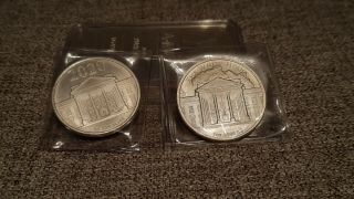 2 X 1 Oz Donald Trump 2020 Silver Coin 2 Oz Pure.  999 Maga Rare Bullion Round Ag