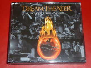 Dream Theater Live Scenes From York 3cd Made In Korea Rare