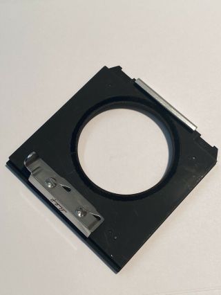 Linhof 4x5 Technika Lens Board Adapter To Use 6x9 Baby Lens Board Exc Shape Rare