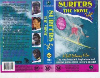 Surfing The Movie Take 2 A Bill Delaney Film Vhs Pal Video A Rare Find