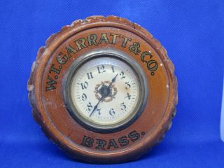 Antique W.  T.  Garrat & Co.  Brass Clock
