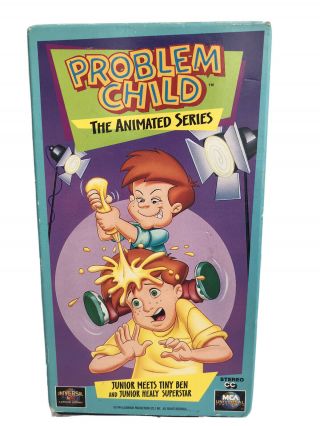 Problem Child The Animated Series Vhs Rare Tape 2 Episodes 1994 Lacewood
