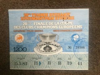 1993 Uefa European Cup Final Ticket Hamburg V Juventus Rare Vgc