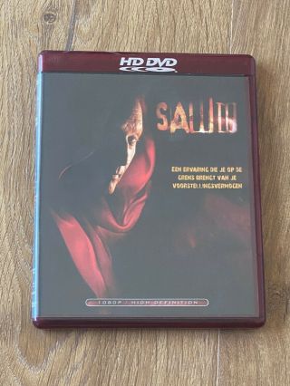 Saw Iii Hd Dvd Dutch Import Rare - English Audio