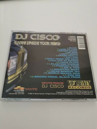 dj cisco - loops upside your head - very rare OG dope G Funk 99 CA 2