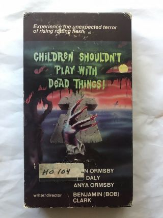 Children Shouldn’t Play With Dead Things (1971) Vhs Gorgon Rare Horror