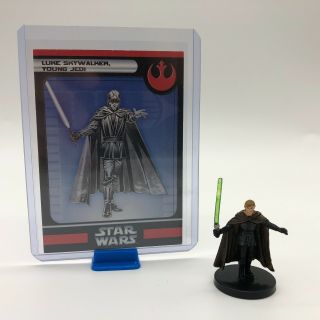 Star Wars Miniatures Luke Skywalker Young Jedi 44/60 Rare Champions Force Legion