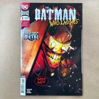 Jock Signed The Batman Who Laughs 1 Comic Book Variant Cover Dc Rare