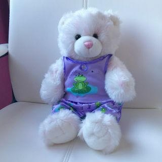 Rare Retired Build A Bear Plush 15in Pink Cuddles Teddy (plus Pj Set)