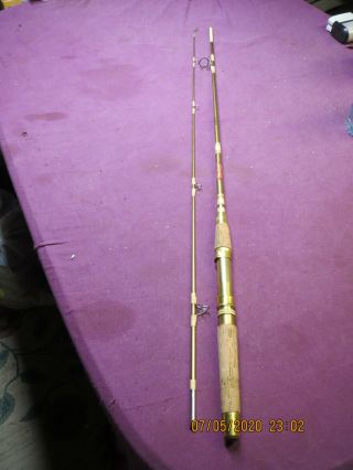 Vintage St.  Croix Fiberglass 6 Ft 6 Inch Aw 3000 Spinning Rod