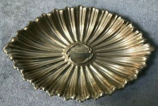 Vintage Solid Silver Fully Hallmarked Gj Df Dish - 68g