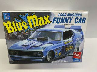 Amt 1/25 Scale Blue Max Ford Mustang Funny Car Inside Model Kit Nores