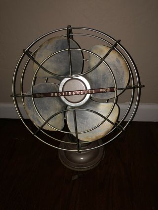 Vintage Antique Westinghouse 12la3 Electric Fan Usa Y - 4692 Rare