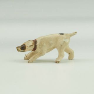 Antique Cold Painted Vienna Bronze Miniature Fox Terrier Dog Figure - Unusual