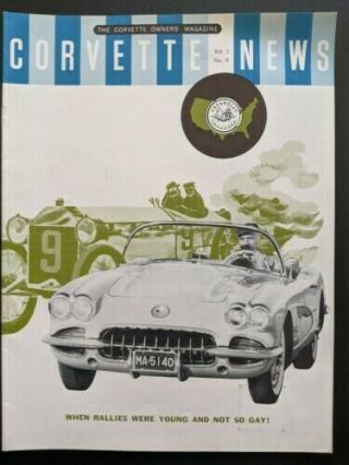 Corvette News Rare Volume 1957 / 1958 Vol 1 No 4