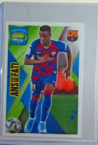 Ansu Fati Very Rare Rookie Panini Jugon Sticker Fc Barcelona 2020