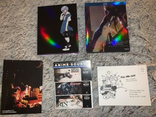 Evangelion 1.  11 You Are (not) Alone Blu - Ray Special Ed.  Rare,  Book & Slipcover