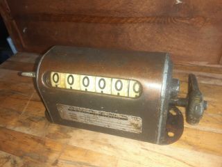 Vintage Durant Automation Controls Mechanical Part Piece Counter 0 - 100k