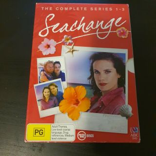 Seachange The Complete Series 1 - 3 Rare Oop Box Set 12 Disc Set Region 4