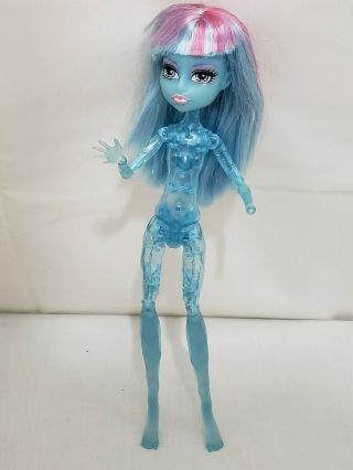 Monster High Create A Monster Blue Ice Girl Doll Nude Cam Mattel Rare Read
