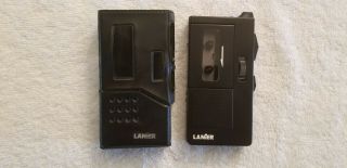 Vintage Rare Lanier P155 Handheld Micro - Cassette Voice Recorder