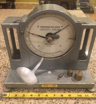 Antique Roller - Smith 500 Mg Precision Balance Scale Aloe Scientific Division