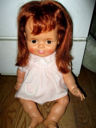 Vintage Adorable Baby Crissy Doll 23 " Growing Hair Doll 1972/73 Ideal