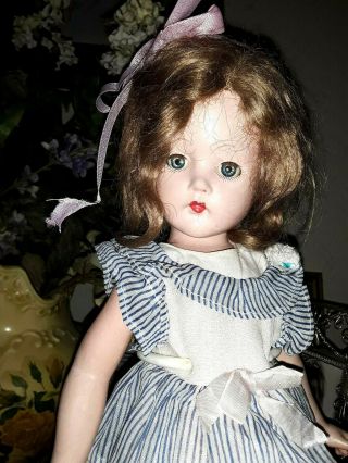 Vintage Effanbee 14 " Composition Suzanne Doll Stunning Doll