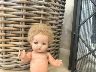 1930s Effanbee Patsy Babyette Antique Vintage Composition Doll Blue Eyes Baby