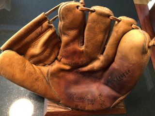 Vintage Rare Dodger Sandy Amoros Rawlings B85 Baseball Glove Usa