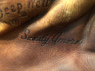 Vintage Rare Dodger Sandy Amoros Rawlings B85 Baseball Glove USA 3