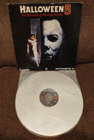 Halloween 5 - The Revenge Of Michael Myers Laserdisc - Very Rare Horror