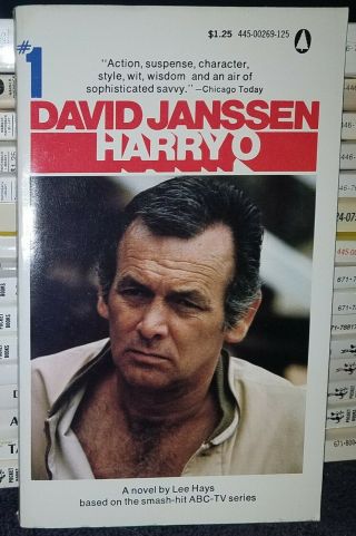 Harry O 1 Rare Tv Tie - In Popular Library 1975 Near Pbk Book David Janssen