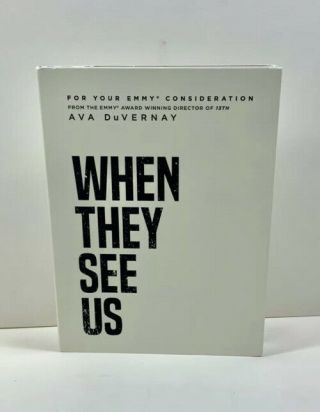 Rare Cover When They See Us 4 - Part Series 2019 Emmy Fyc Dvd Ava Duvernay