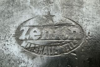 Antique Zenith Marshall Wells Double Bit Embossed Rare - Star Logo