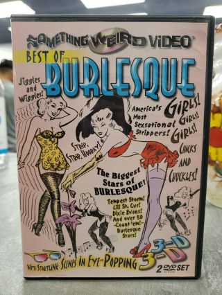 Best Of Burlesque Something Weird Video 2 Dvd Set Rare Grindhouse Sleaze Swv Htf